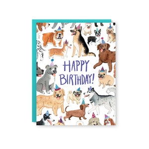 Birthday Dogs Card