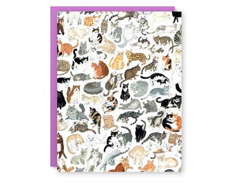 Cat Clutter Card