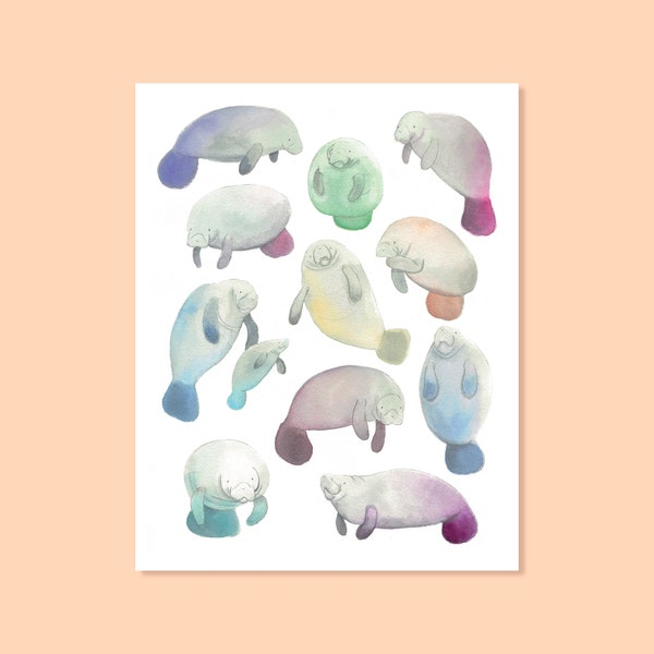 Manatee Print