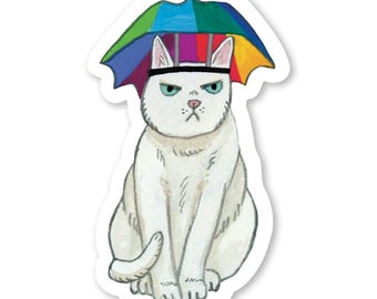 Summer Cat Sticker
