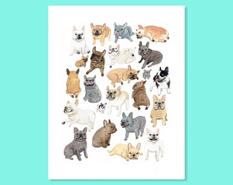 French Bulldog Print