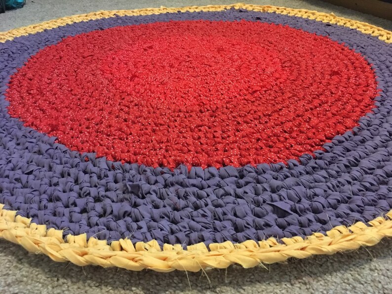 Handmade Rag Rug Crochet Image 0