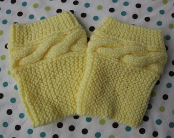 Boot Cuff - Soft Yellow
