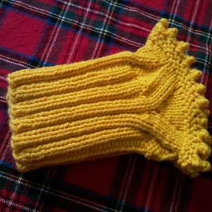 PATRÓN DE PUNTO PDF ~ Puño de adorno de bota de mono