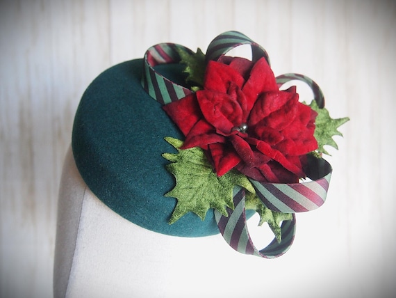 Holiday pillbox Hat