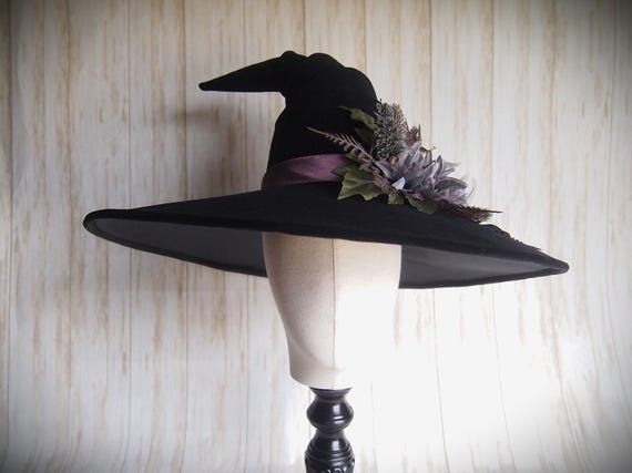Witch Hat "Lavender Lane", Head Size 21"