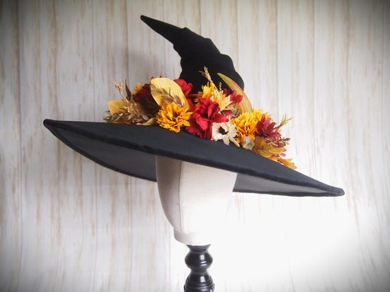 Witch Hat "Samhain Celebration", Head Size 21.5"