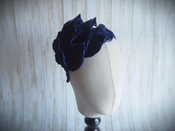 Blue Velvet Headband