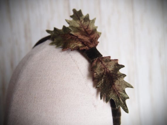 Velvet Holly Headband