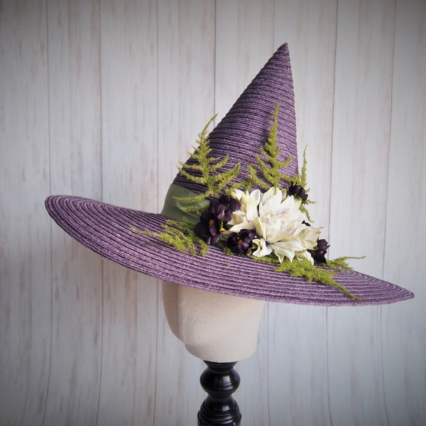 Lavender Summer Witch Hat