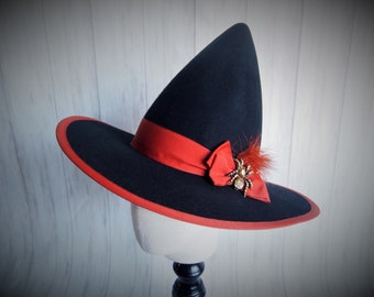 Black Felt Witch Hat