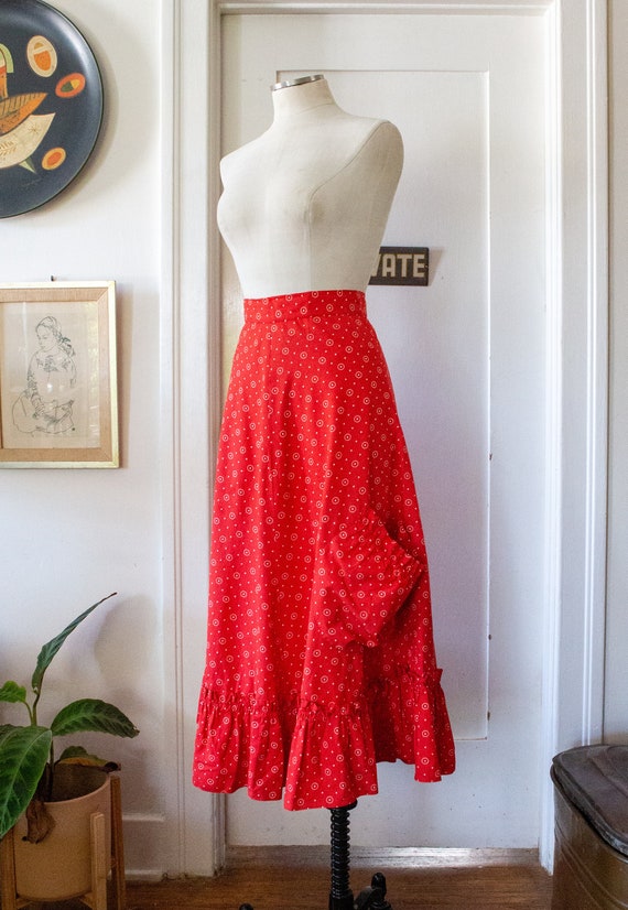 Late 40s Cotton Skirt by Louella Ballerino