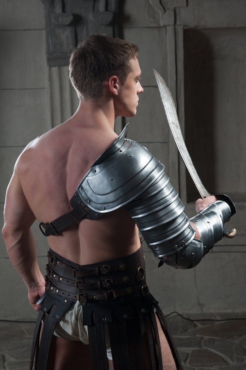 Armadura De Cuero De Gladiador Despiadado