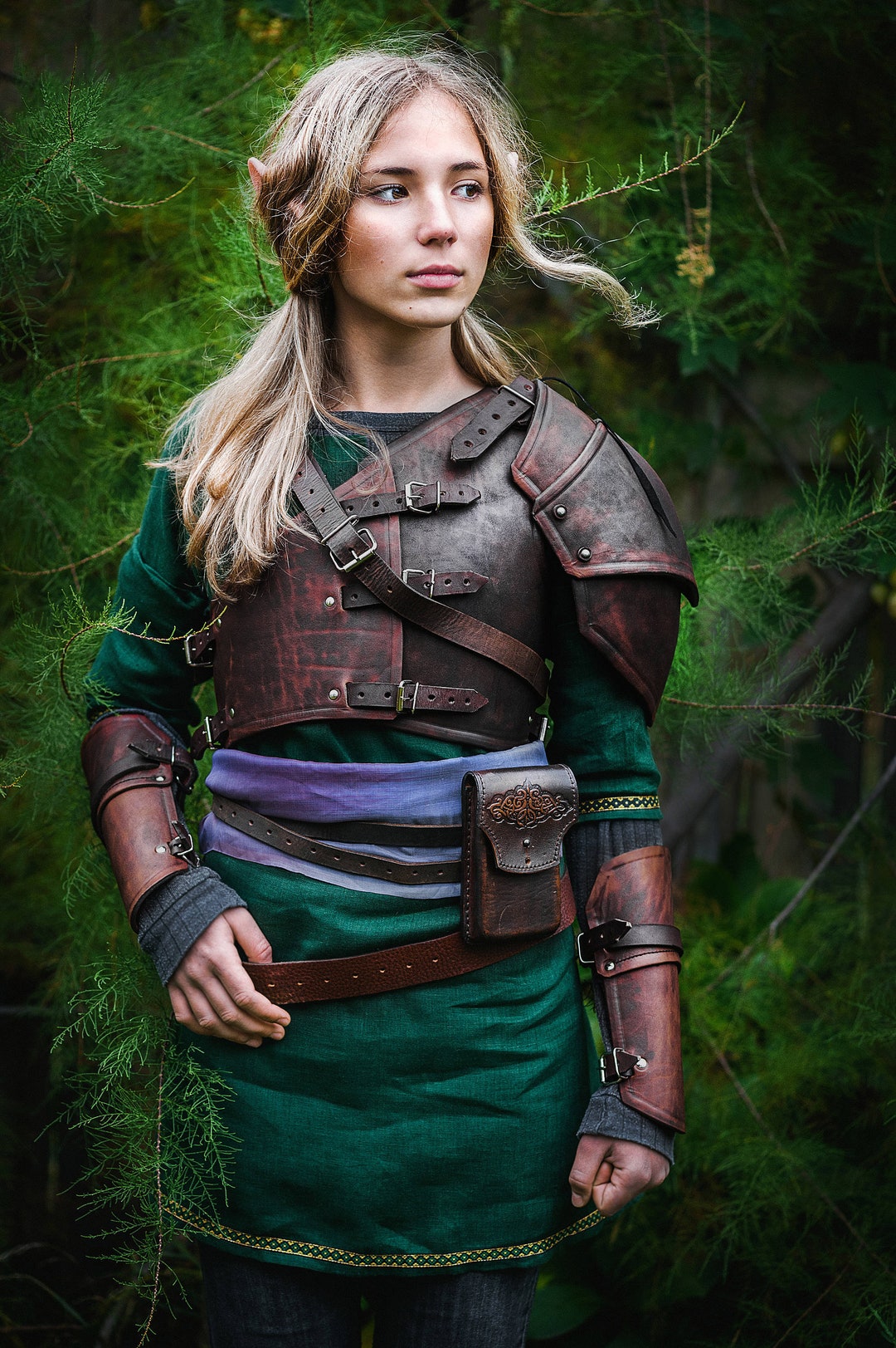 Hylian Leather Armor Cosplay for Larp&fantasy Enthusiasts Handcrafted