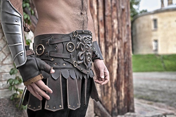Single bracer steel armor for gladiator Spartacus cosplay clothing ...