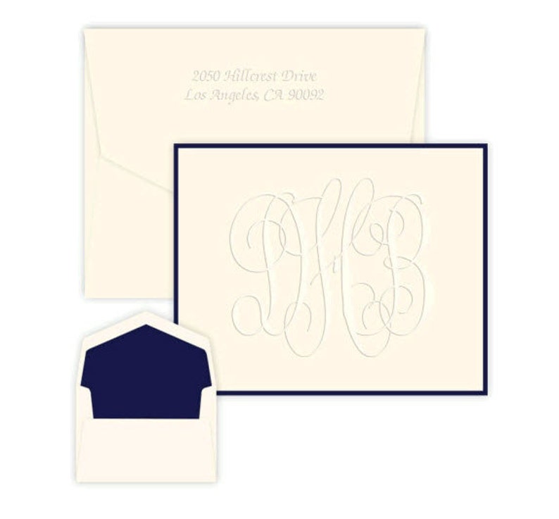 grand-monogram-bordered-folded-note-cards-with-envelopes-etsy