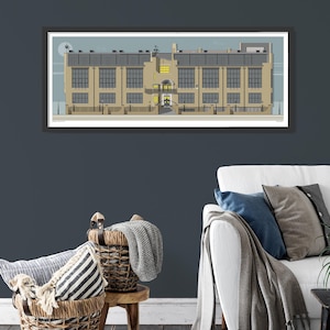 Glasgow School of Art Print: Rennie Mackintosh Modernist Architecture (Ltd Edition)