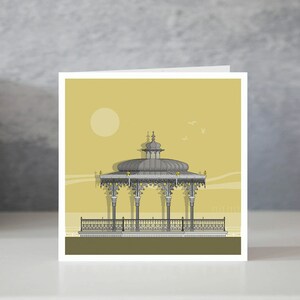 Brighton Bandstand Card, Brighton Greeting Card, Card for Architect, Brighton Landmark Card, Architectural Card, Brighton and Hove Card