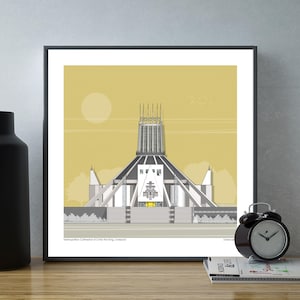 **Livercover Metropolitan Catedral Druck: Limitierte modernistische Architektur
