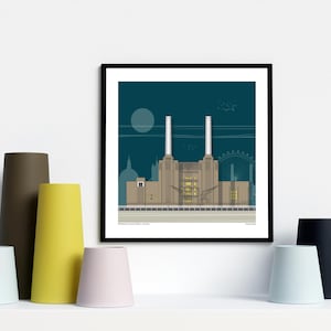 Battersea Power Station Print: London Architecture, Limited Edition