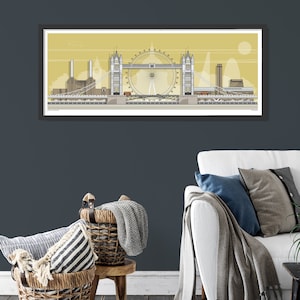 London Landmarks Print: Limited Edition Cityscape Giclee Artwork