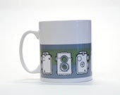 Vintage camera mug - Lomo Lubitel Black and White