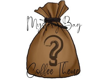 Mystery Grab Bag 15 Faux Leather or Ultrasuede TAGS!  COFFEE THEME! Coffee Cup Cozy Tags!  Crochet Cozy Tags!