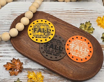 Fall Faux Leather Patches Crochet Beanies ~ Cozies ~ Ear warmers ~ Baskets ~ Market Bags ~ Knit Hats ~ Book Covers! Flannels! Pumpkin Spice!