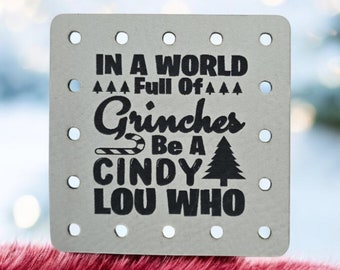 In a world of Grinches be a Cindy Lou Patch!  Blanket Patches! Knit Hat Patch! Crochet Beanie Patch! Cup Cozy Patches! Winter!