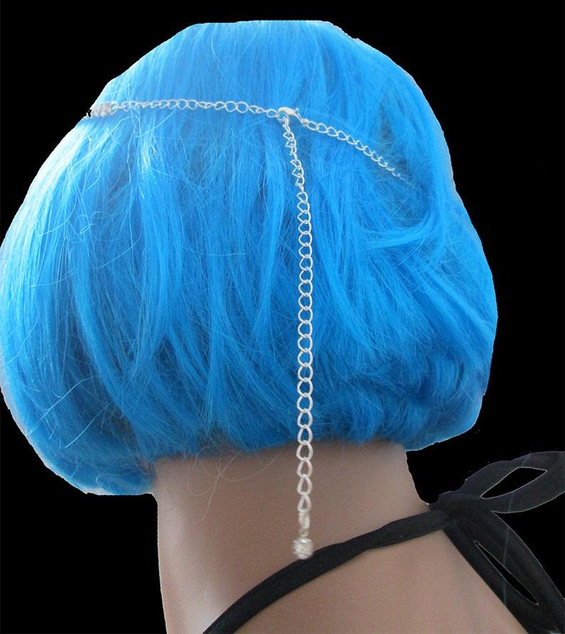 New Rhinestone Studded Double or single Row Bling Silver SEP Adjustable Head Chain