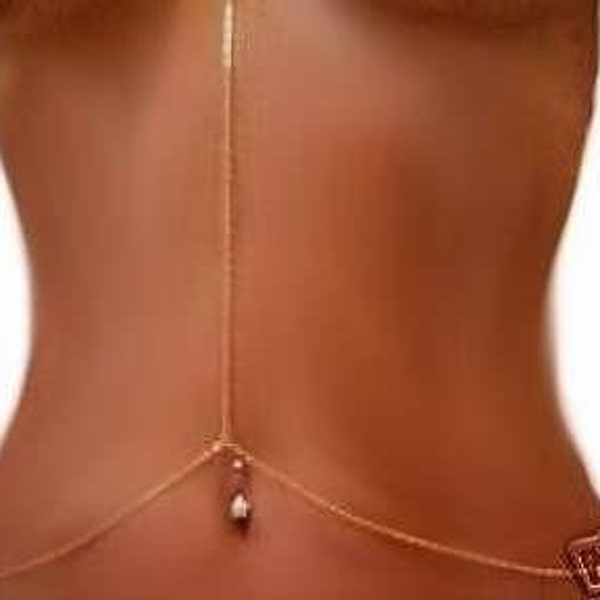 The SUNSET Heart dancer 14kt Gold  gep or steling silver sep Or Precious Metals body belly chain
