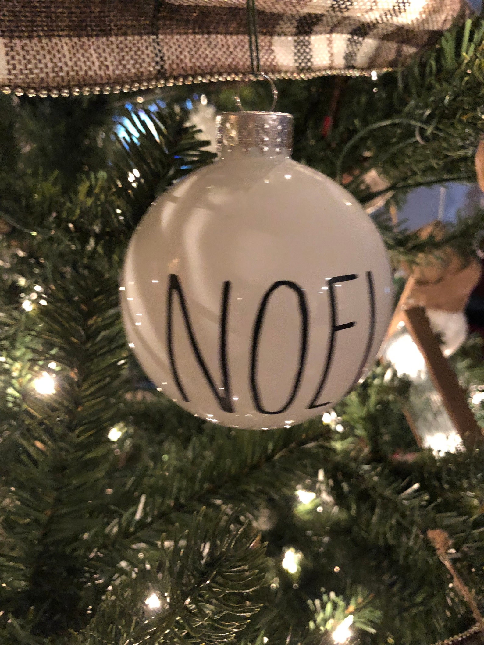 Farmhouse Ornaments Set of 5 Ornaments Rustic Ornaments Etsy