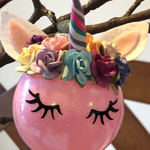 Unicorn ornament- Christmas ornament - tree ornament - Christmas unicorn - Christmas decoration- unicorn tree ornament- ornament- unicorn -