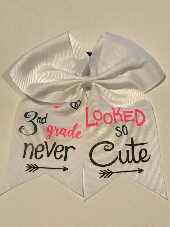 Never Looked So Cute School Hair Bows School Cheer Bow Etsy