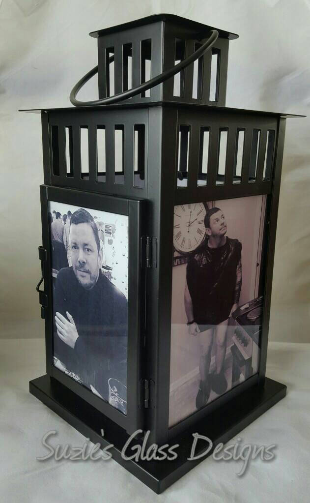 Personalised Hand Made Photograph Lantern Memorial Lamp Etsy