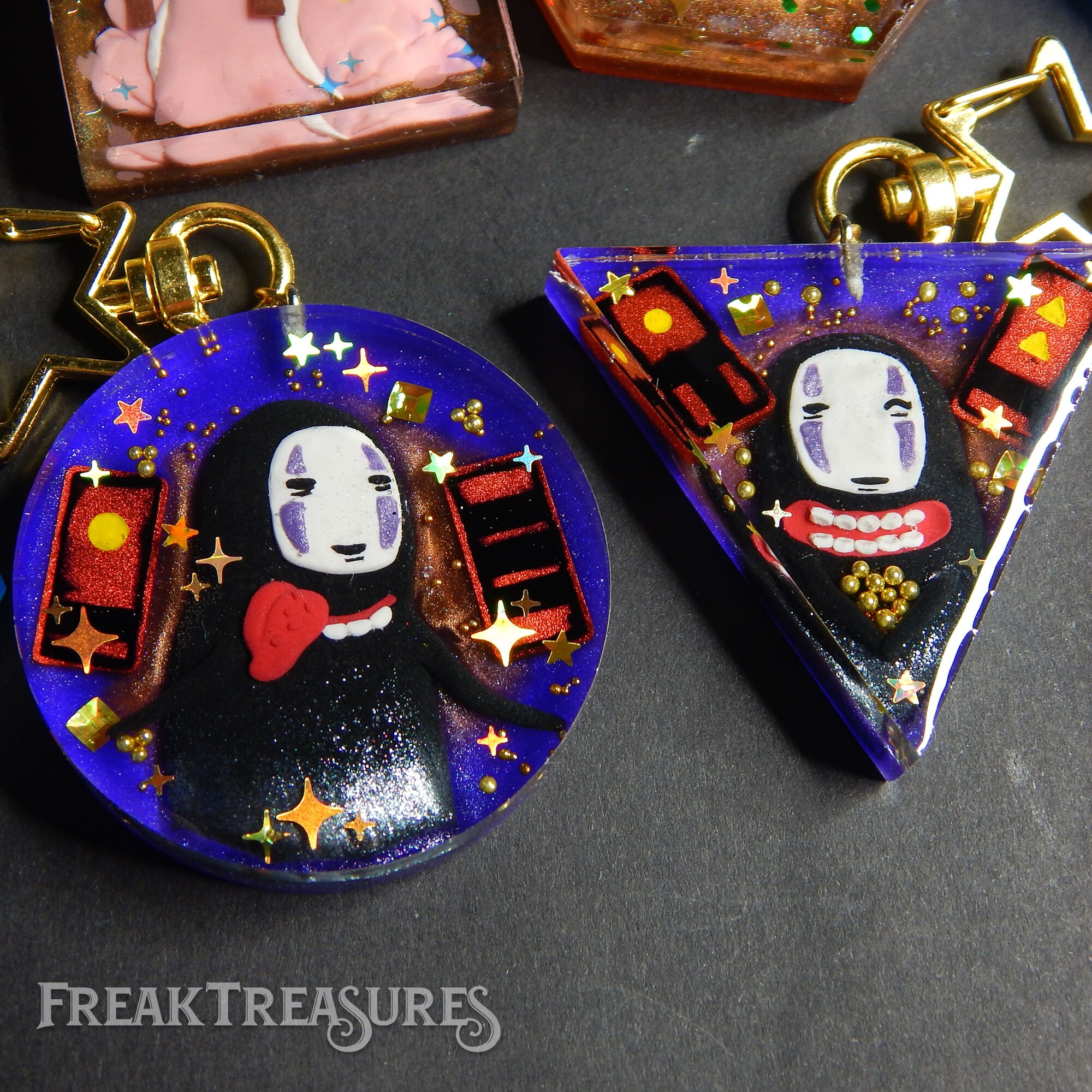 Studio Ghibli characters keychain cute bag charm | Etsy