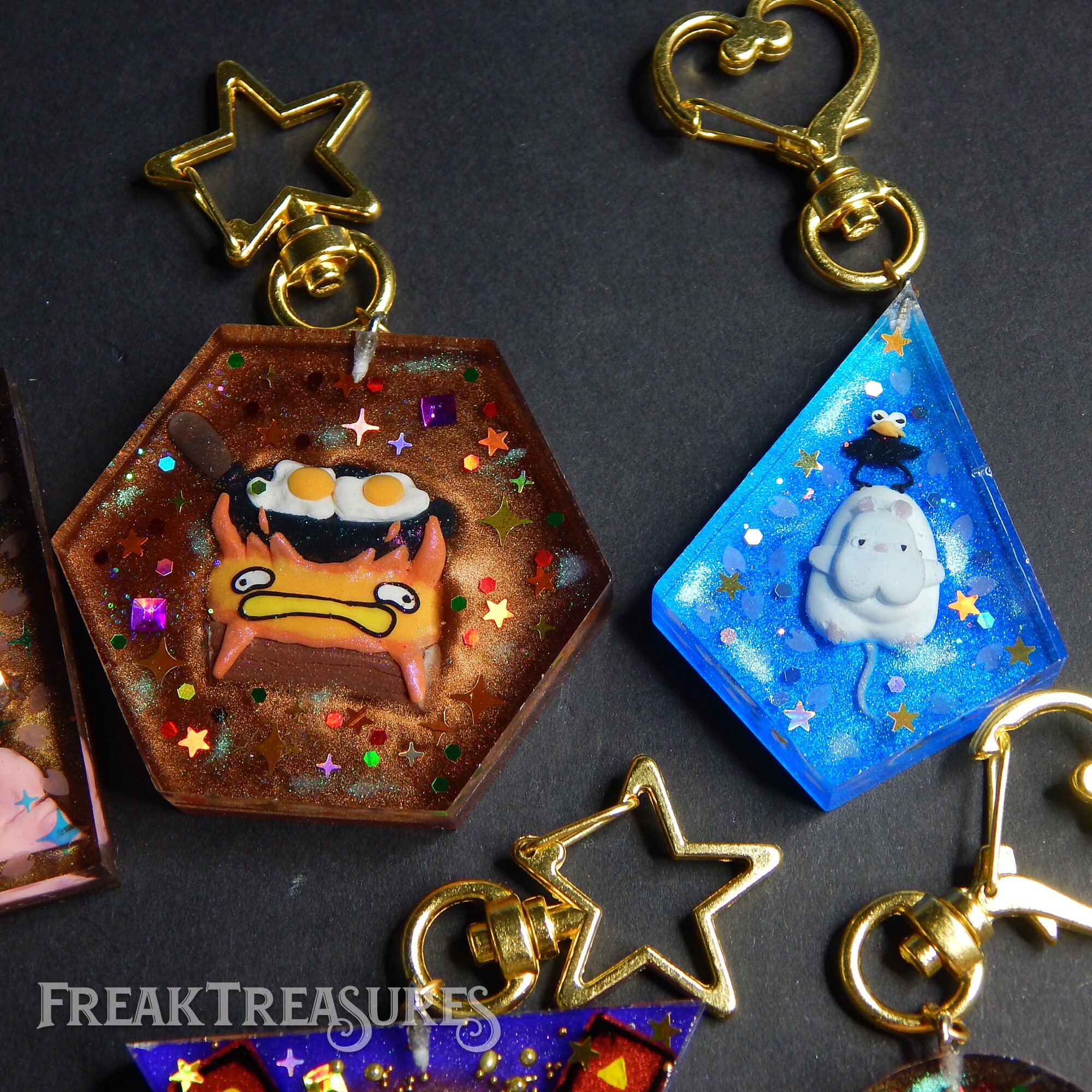Studio Ghibli characters keychain cute bag charm | Etsy