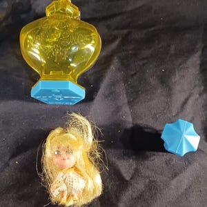 ヴィンテージ マテル リドル キッドル ケルン ドール 香水瓶 1967年 ハニーサックル 3704 オリジナルドレス 良好な状態