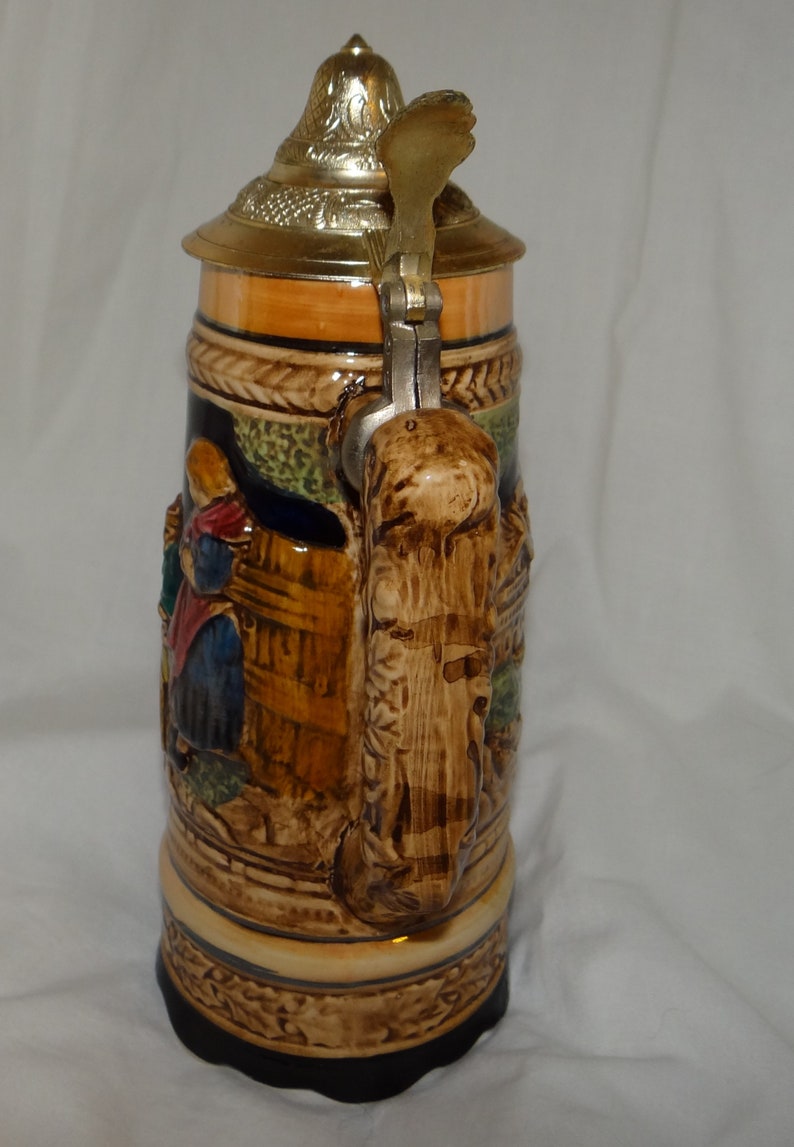 Clearance Sale Vintage 1960s Japan Beer Stein Music Box Plays Etsy