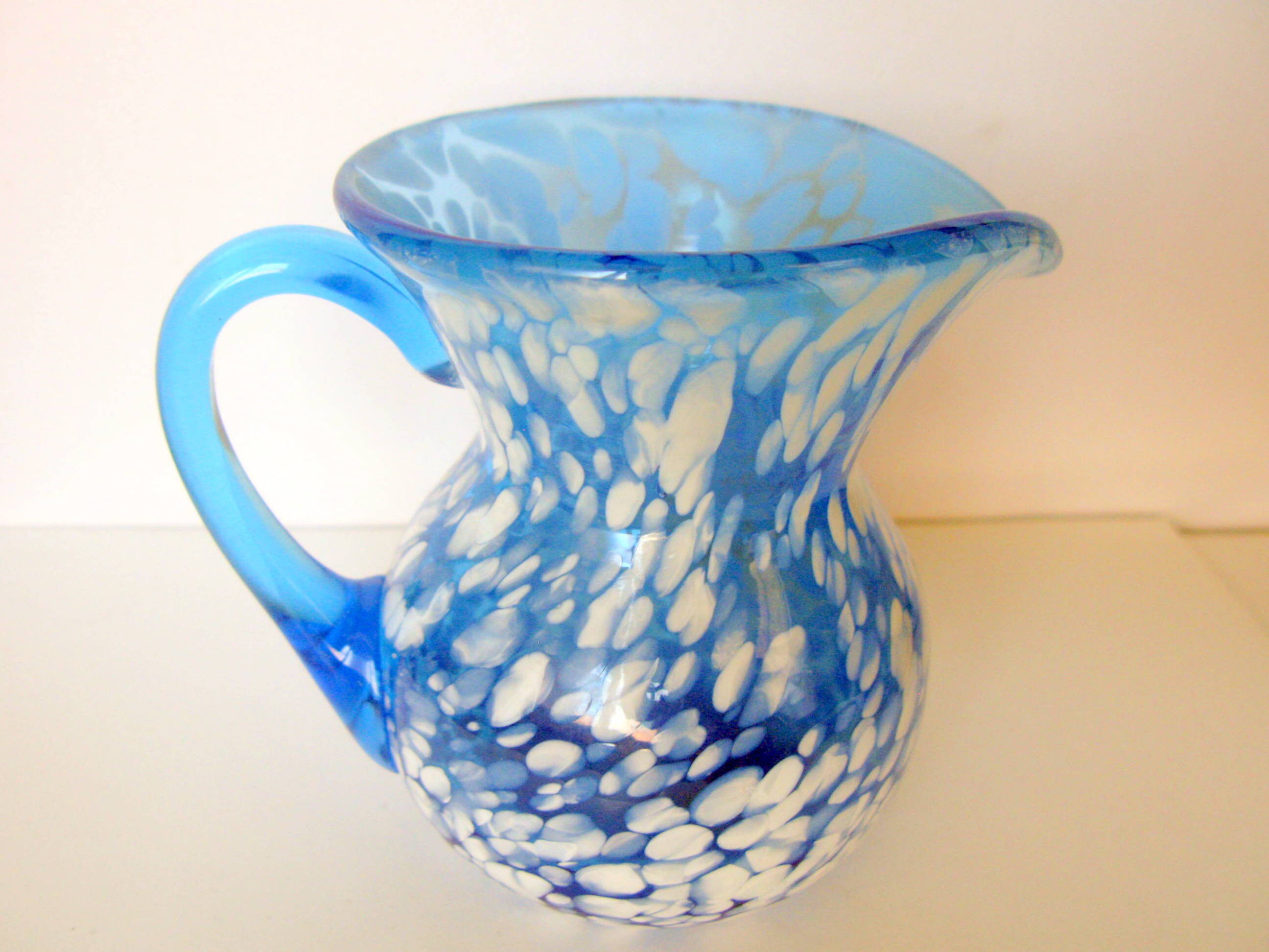 Blue Speckled Pitcher - Etsy Blue Speckled Pitcher - Etsy