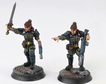 Rundsgaard - Linka Mesk, imperial infantry, post apocalyptic empire, usable for tabletop wargame.