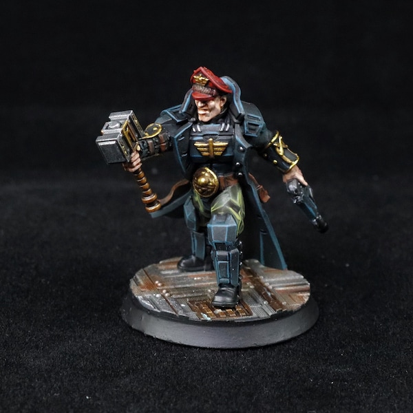 Rundsgaard - Creed's Warden, imperial infantry, post-apocalyptic empire, usable for tabletop wargame.