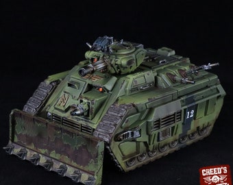 Rundsgaard - Transporting Troops Battle Tank, imperial infantry, post-apocalyptic empire, usable for tabletop wargame.
