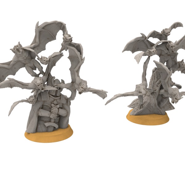 Goblin cave - Bat swarm, Dwarf mine, Middle rings miniatures pour wargame D&D, SDA...