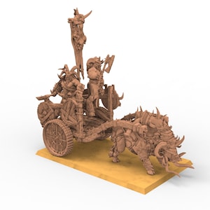 Beastmen Chariot of war Beastmen warriors of Chaos x1 Chariot of war v1