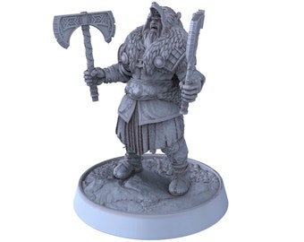 Vikings - Thorfinn Black - The Sharptails of Hacksaw River, daybreak miniatures, for Wargames, Pathfinder, Dungeons & Dragons