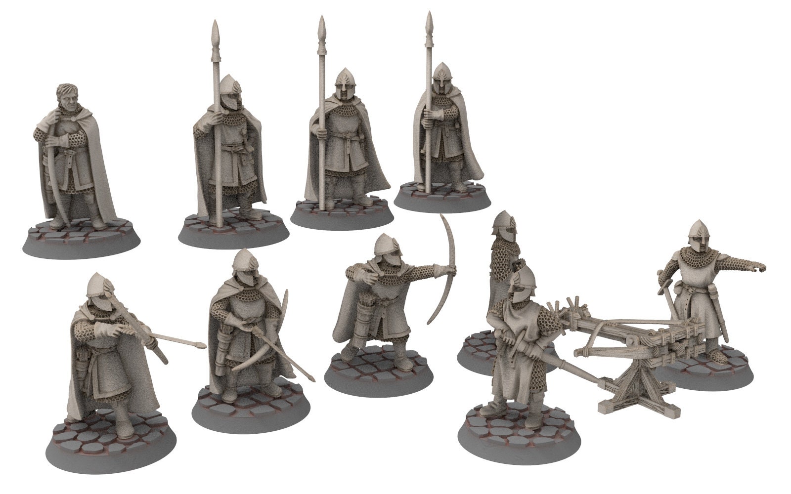 The Lord of The Rings The Capital Of Gondor Minas Tirith Resin Model Statue  COS