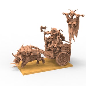 Beastmen Chariot of war Beastmen warriors of Chaos image 4