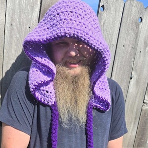 Crochet hood in all colors and sizes | Hooded hat | Winter hat | Hooded cowl