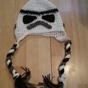 Star wars beanie |  storm trooper INSPIRED hat | Nerdy gift | Winter hat for him | Winter hat for her | kids winter hat | Star Wars hat